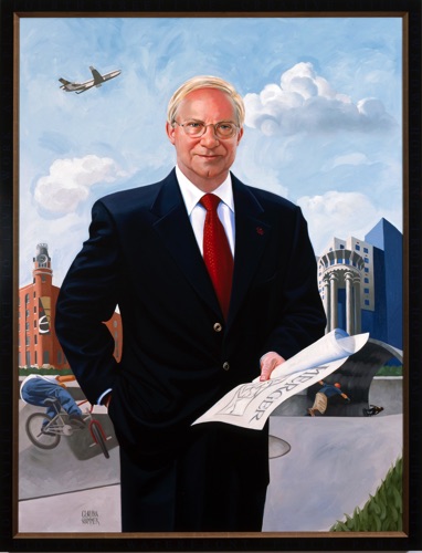 Mayor Dave Armstrong, Louisville KY  36" x 42"  oil
(Commission)